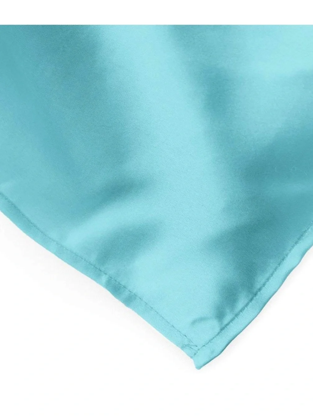 Aqua Satin Table Runners - set of 11 108in x 14in